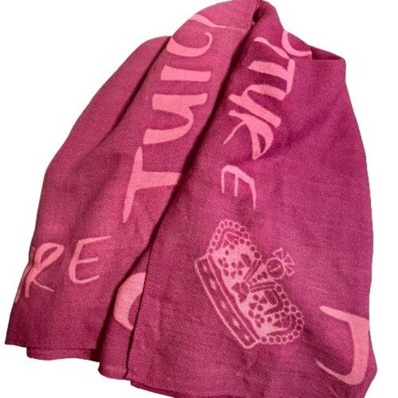 4 for $20 Sale Rare Juicy Couture Fine Wool Purple Scarf - Picture 4 of 9